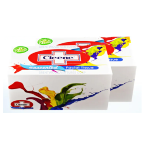Cleene Facial Tissue Box Splatter 190pulls