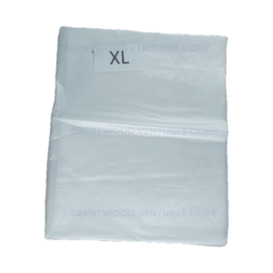Flat Trash Bag Clear XL 100pcs