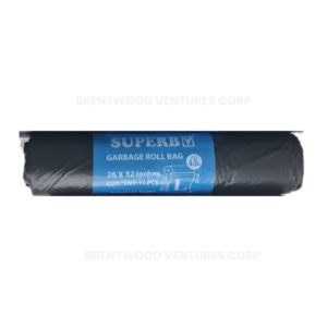 Roll Trash Bag Black L 100pcs