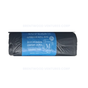 Roll Trash Bag Black M 100pcs