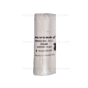 Roll Trash Bag Clear S 100pcs